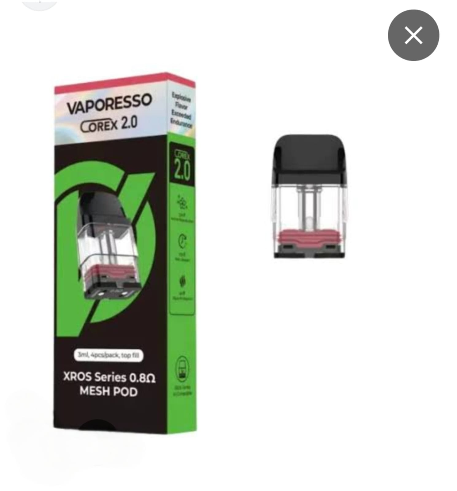 Bobina De Reposio - Vaporesso Xros Mesh Pod 0,8 ohms 3ML